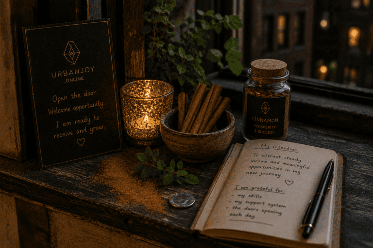 A Cinnamon and Coin Ritual for Inviting Prosperity 5 Cinnamon and coin ritual cinnamon sticks and gold coins on a sunlit windowsill