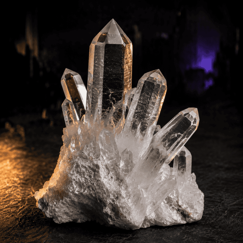 Clear Quartz crystal for peace and rest