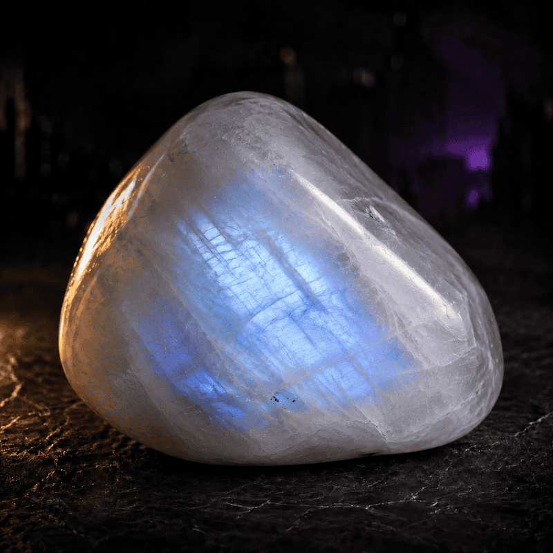 Moonstone crystal for peace and rest