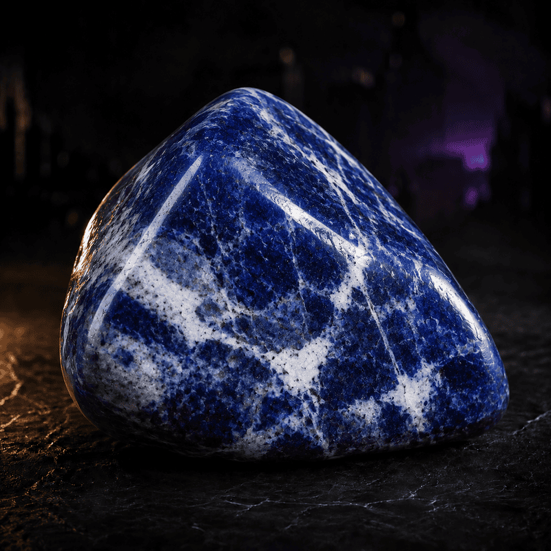 Sodalite crystal for peace and rest
