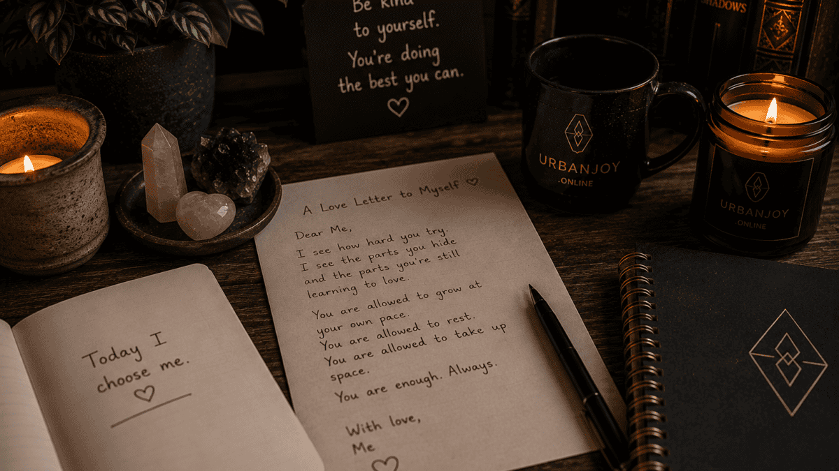 Writing a Love Letter to Myself: A Self-Compassion Ritual 6 Love letter to myself ritual handwritten letter with a wax seal and dried rose