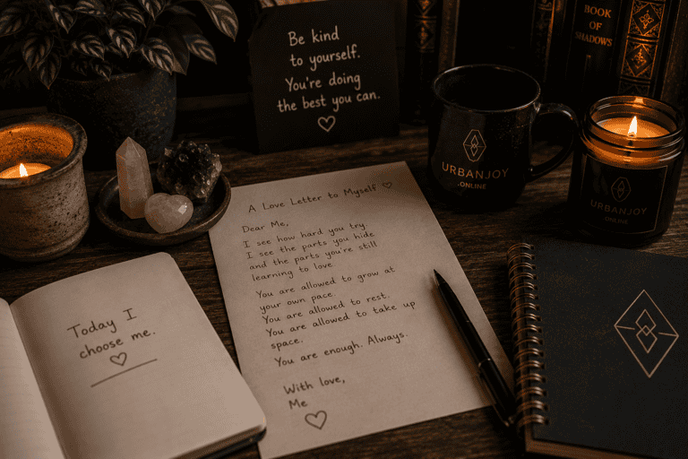 Writing a Love Letter to Myself: A Self-Compassion Ritual 3 Love letter to myself ritual handwritten letter with a wax seal and dried rose