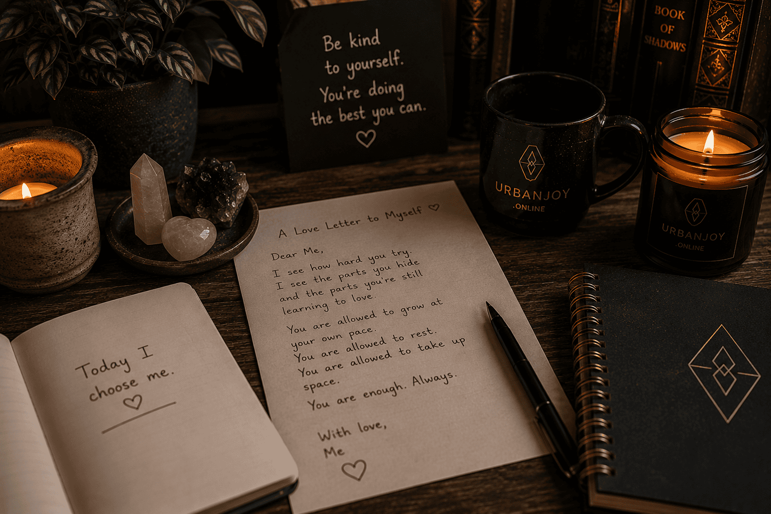 Writing a Love Letter to Myself: A Self-Compassion Ritual 7 Love letter to myself ritual handwritten letter with a wax seal and dried rose
