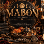 Mabon: A Beginner's Guide to the Autumn Equinox Sabbat 4 Autumn equinox Mabon altar with candles, pumpkins, and harvest symbols.